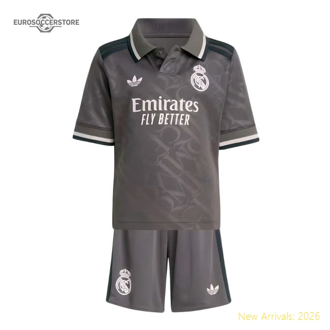 2024-2025 Real Madrid Third Mini Kit-Football Shirts Shop