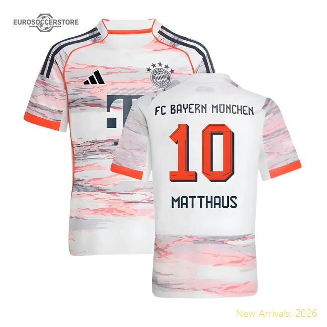 2025-2026 Bayern Munich Away Shirt (Kids) (Matthaus 10)-Football Shirts Shop