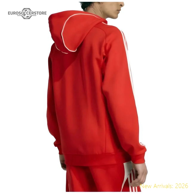 2025-2026 Bayern Munich UBP Doubleknit Hoody (Red)-Football Shirts Shop