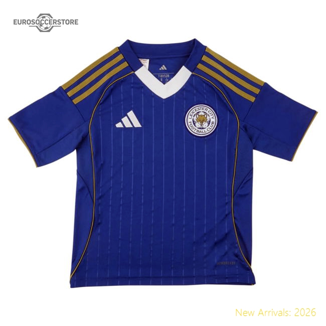 2025-2026 Leicester City Home Shirt - Kids-Football Shirts Shop