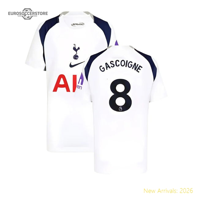 2025-2026 Tottenham Hotspur Home Shirt (Kids) (Gascoigne 8)-Football Shirts Shop
