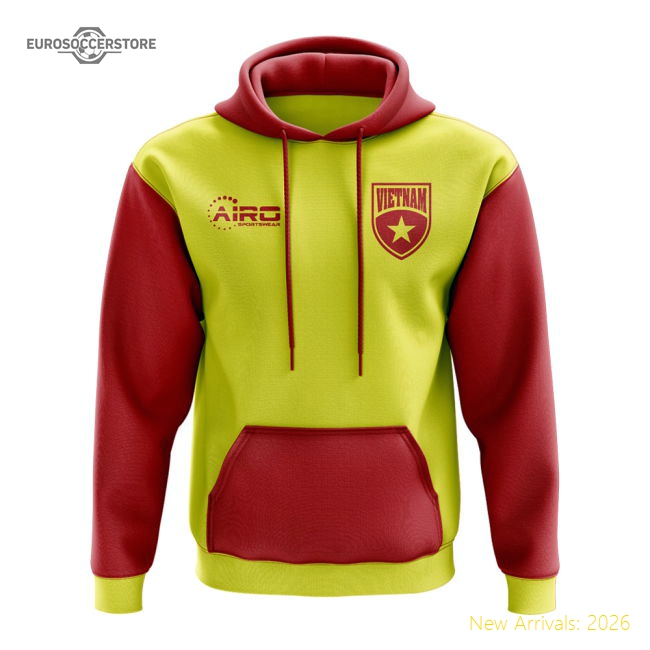 Vietnam Concept Country Football Hoody (Yellow)-Football Shirts Shop