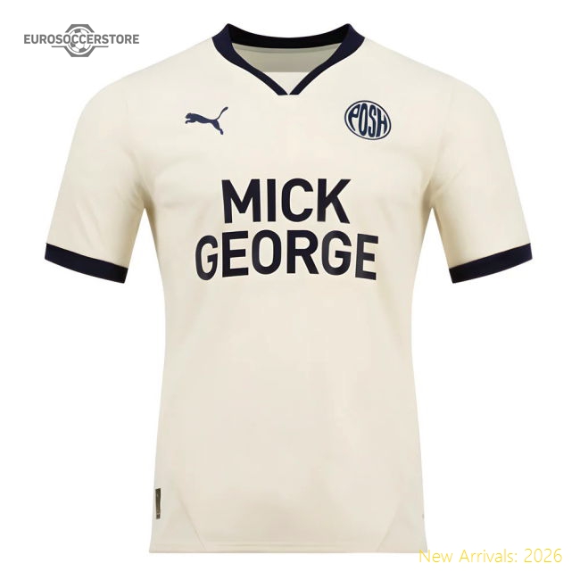 2024-2025 Peterborough United Away Shirt-Football Shirts Shop