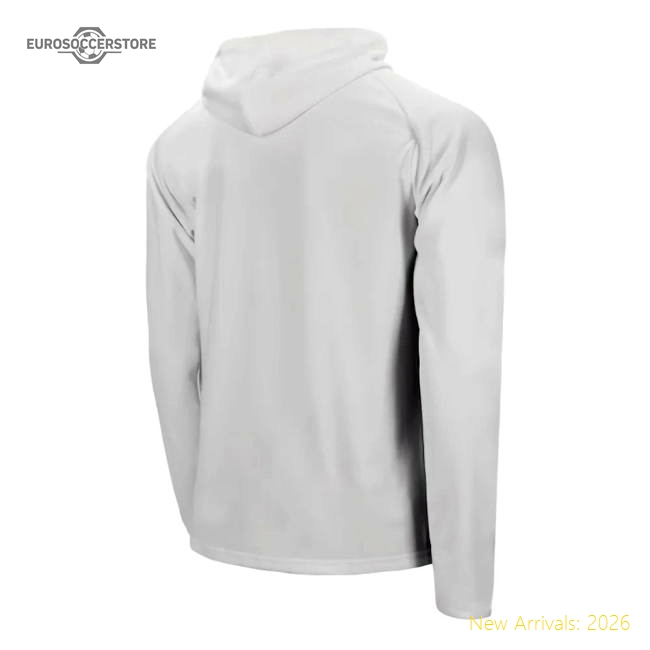 2024-2025 Lazio Hooded Walkout Jacket (White)-Football Shirts Shop