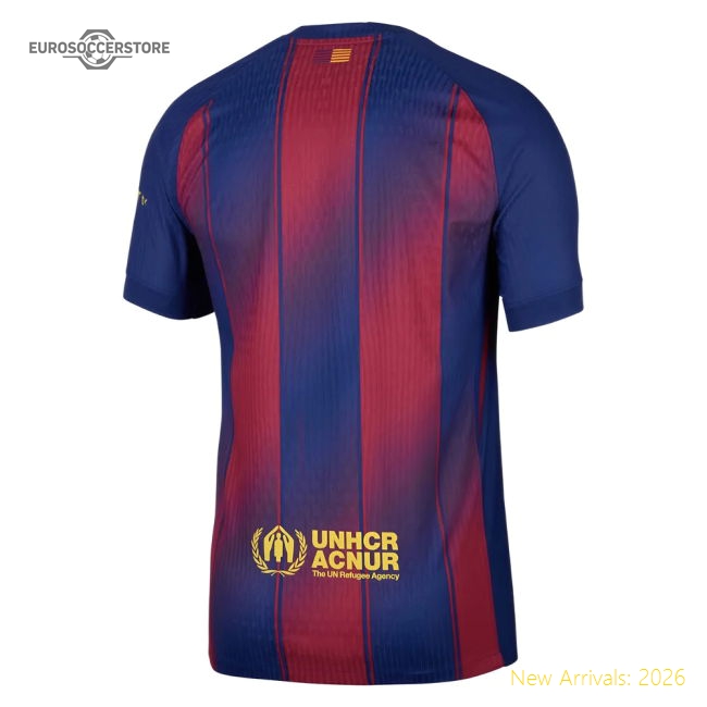 2025-2026 Barcelona Authentic Home Shirt (Pedri 8)-Football Shirts Shop