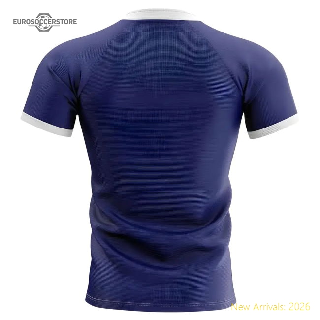 2025-2026 Namibia Flag Concept Rugby Shirt-Football Shirts Shop