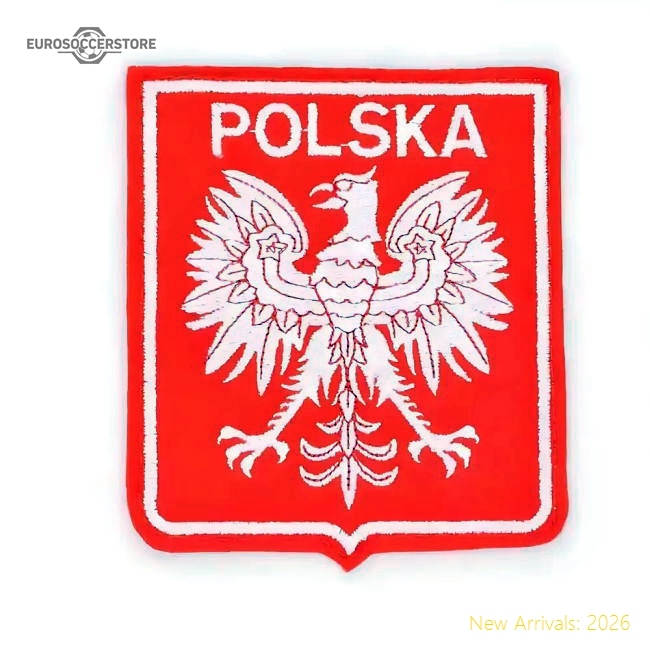 Poland 1970s White Retro Football Shirt-Football Shirts Shop