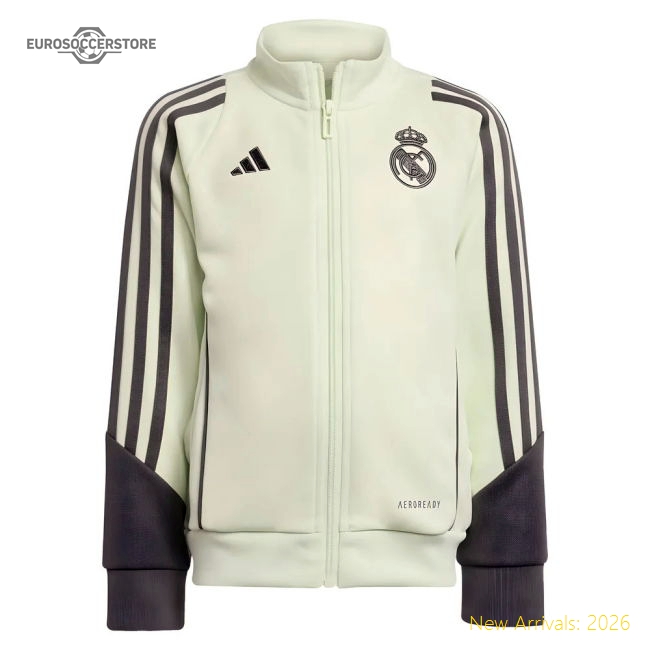 2025-2026 Real Madrid Tracksuit (Almost Lime) - Infants-Football Shirts Shop