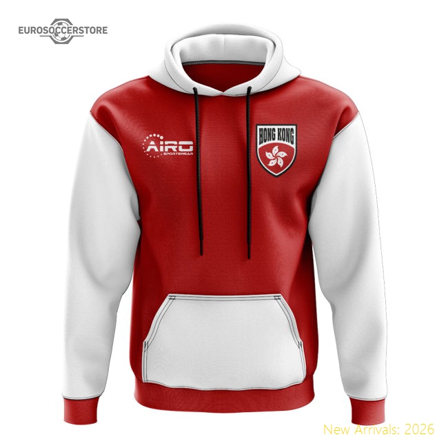 Hong Kong Concept Country Football Hoody (Red)-Football Shirts Shop