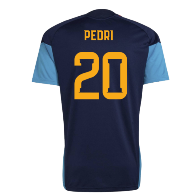 2026-2027 Spain Training Jersey (Night Indigo) (Pedri 20)-Football Shirts Shop