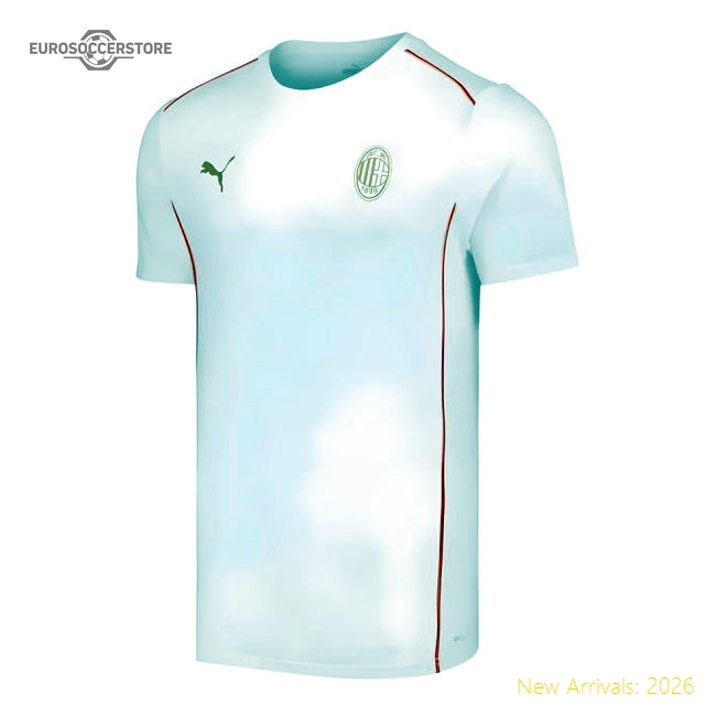2024-2025 AC Milan Casuals Tee (White)-Football Shirts Shop