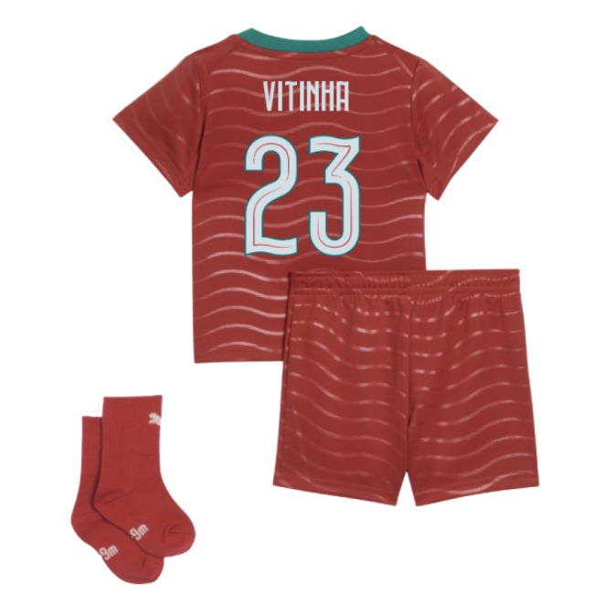 2026-2027 Portugal Home Baby Kit (Vitinha 23)-Football Shirts Shop