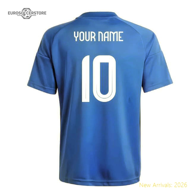2024-2025 Italy Home Fan Jersey (Kids) (Your Name)-Football Shirts Shop