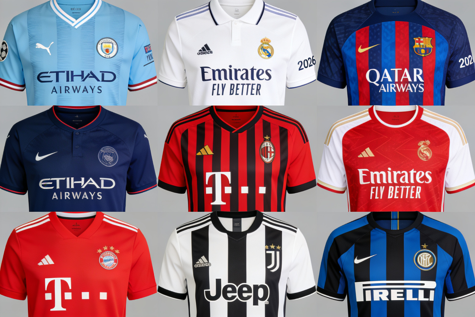 Best Club Soccer Jerseys 2026: Top European Teams Ranked-Football Shirts Shop