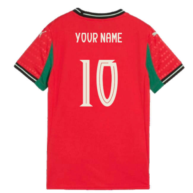 2025-2026 Portugal Womens Team Home Shirt (Ladies) (Your Name)-Football Shirts Shop