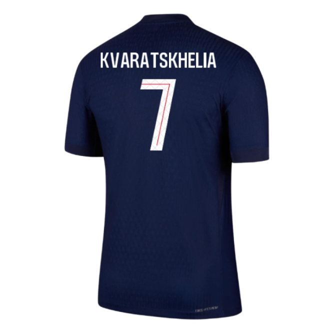 2025-2026 PSG Home Dri-Fit ADV Authentic Shirt (Kvaratskhelia 7)-Football Shirts Shop