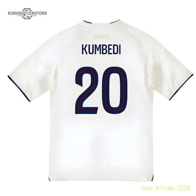 2025-2026 Olympique Lyon Home Shirt (Kids) (Kumbedi 20)-Football Shirts Shop