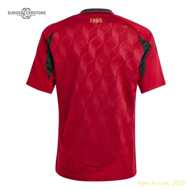 2024-2025 Belgium Home Shirt (Kids) (De Bruyne 7)-Football Shirts Shop