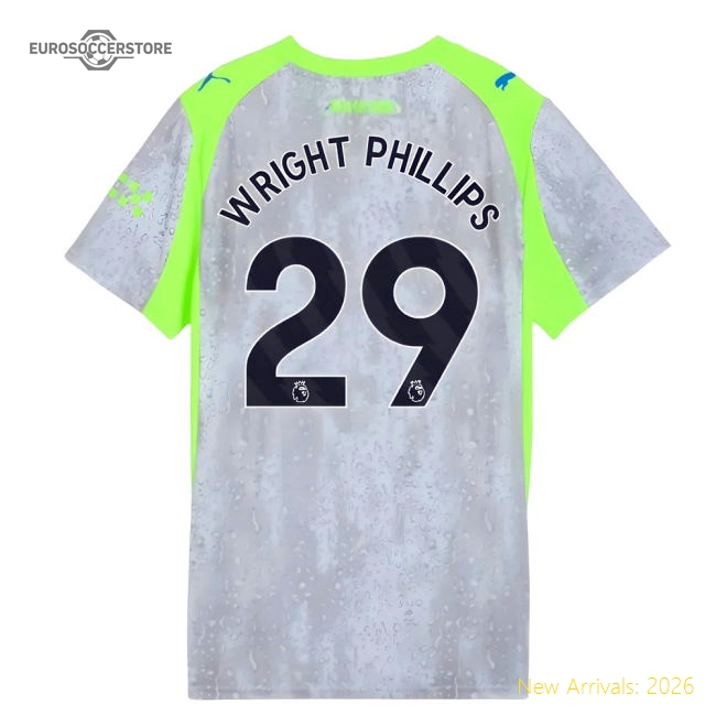 2025-2026 Man City Third Shirt (Womens) (Wright Phillips 29)-Football Shirts Shop