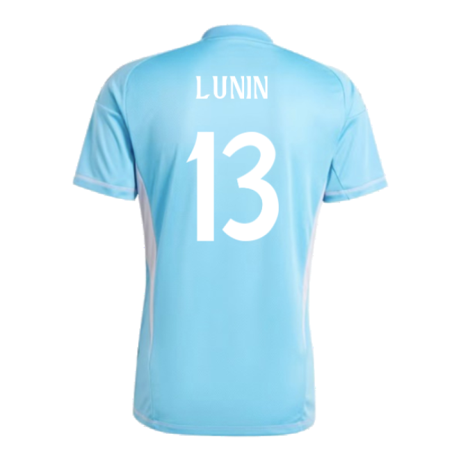 2024-2025 Real Madrid Home Goalkeeper Shirt (Blue) (Lunin 13)-Football Shirts Shop