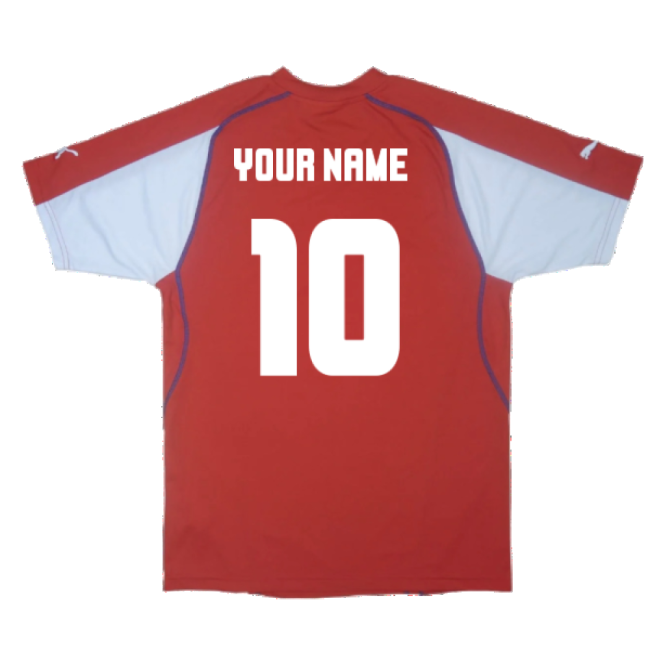 Czech Republic 2003-04 Home Shirt ((Excellent) XL) (Your Name)-Football Shirts Shop