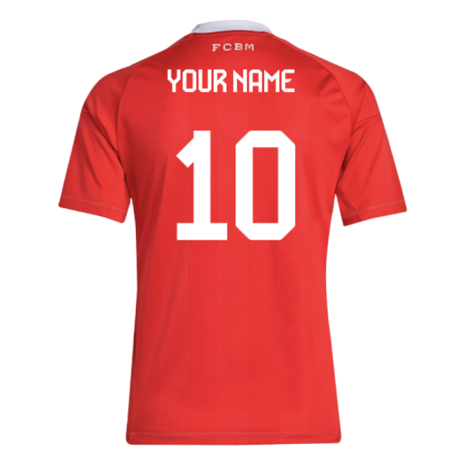 2025-2026 Bayern Munich Third Goalkeeper Shirt (Pure Ruby) - Kids (Your Name)-Football Shirts Shop