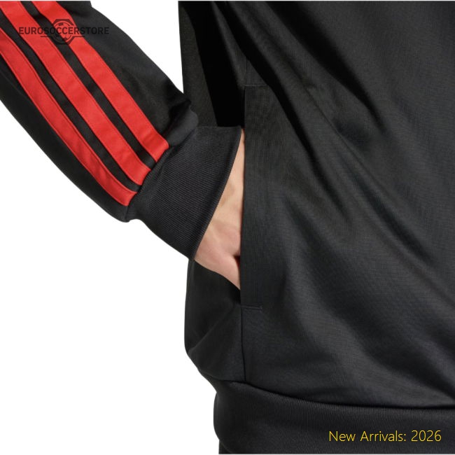 2026-2027 Belgium DNA Track Top (Black)-Football Shirts Shop