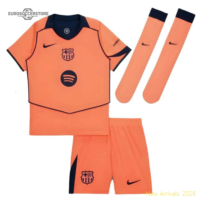 2025-2026 Barcelona Third Mini Kit-Football Shirts Shop