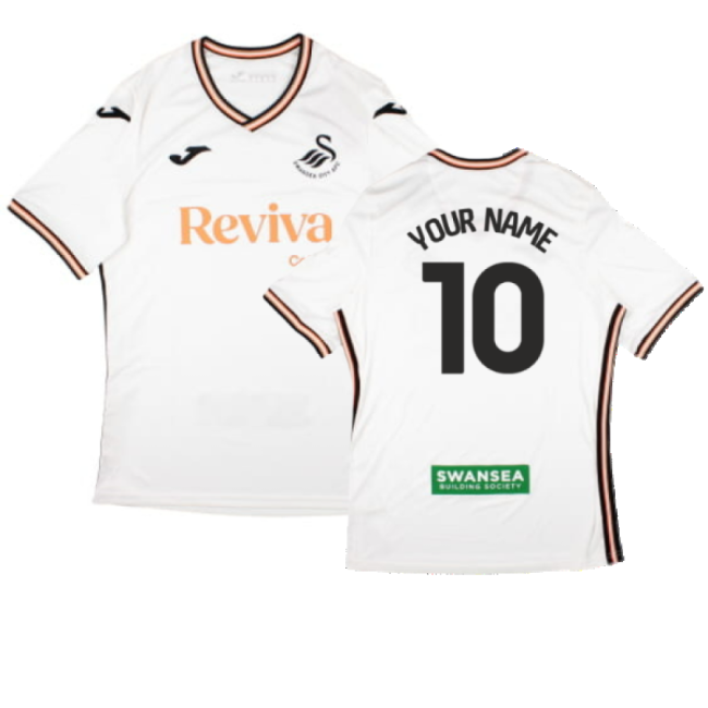 2024-2025 Swansea City Home Shirt (Your Name)-Football Shirts Shop