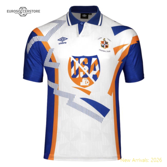 1991-1992 Luton Town Home Retro Shirt-Football Shirts Shop