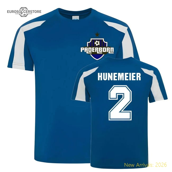 Uwe Hunemeier Paderborn Sports Training Jersey (Blue)-Football Shirts Shop