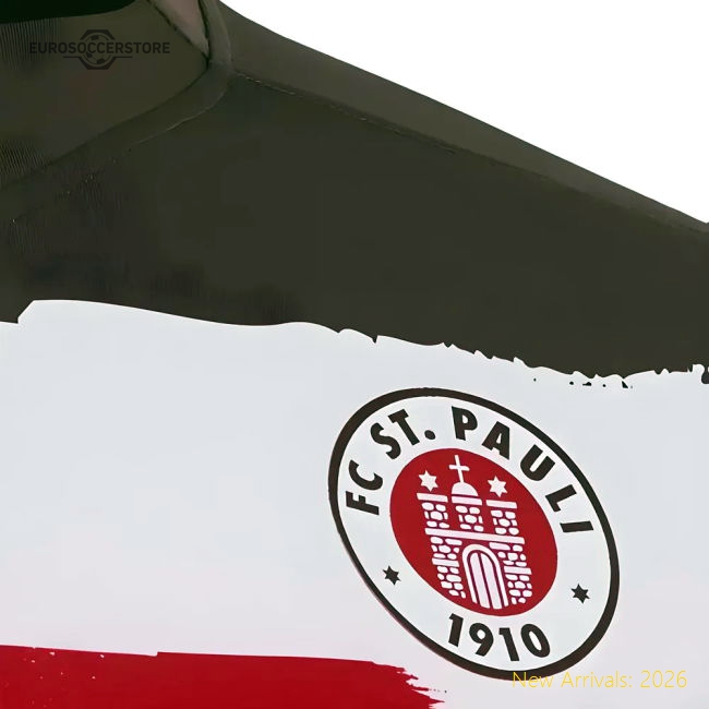 2017-2018 St Pauli Home Football Shirt-Football Shirts Shop