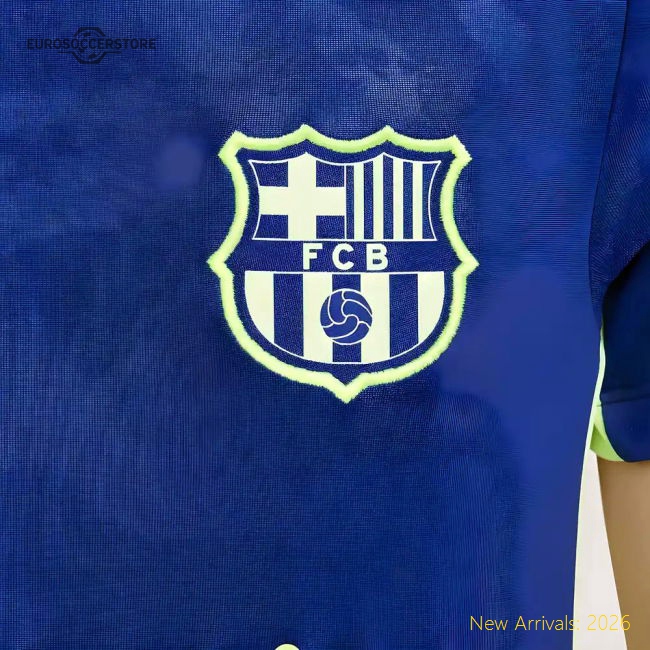 2024-2025 Barcelona Third Pre-Match Shirt (Royal) - Kids-Football Shirts Shop