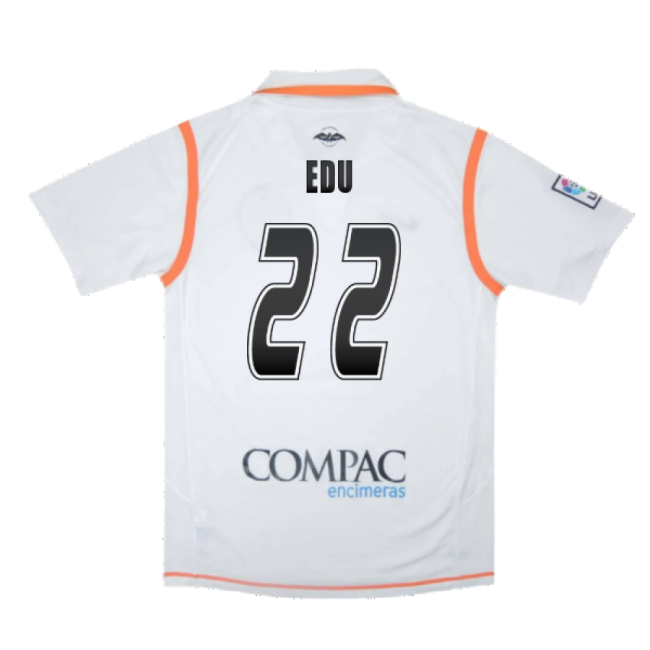 Valencia 2007-08 Home Shirt ((Excellent) S) (Edu 22)-Football Shirts Shop