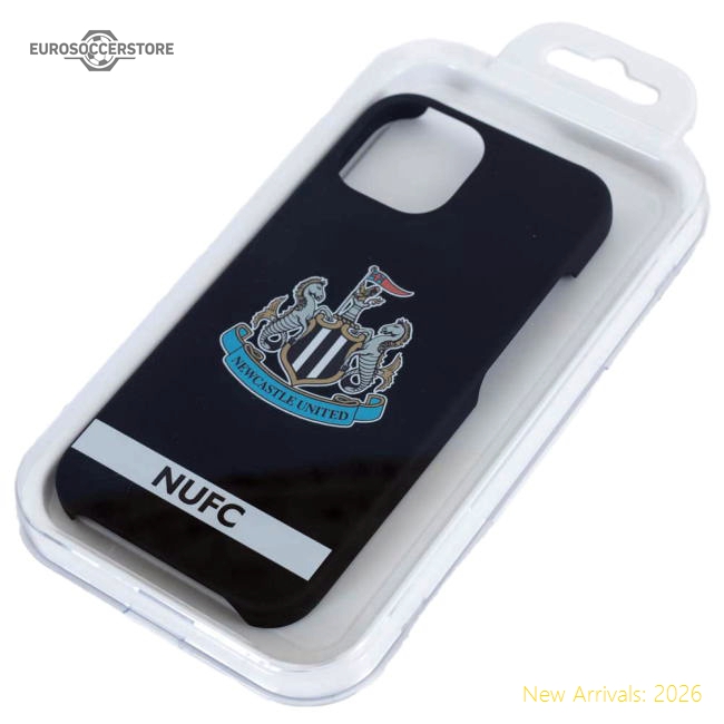 Newcastle United FC iPhone 14 Crest Hard Case-Football Shirts Shop