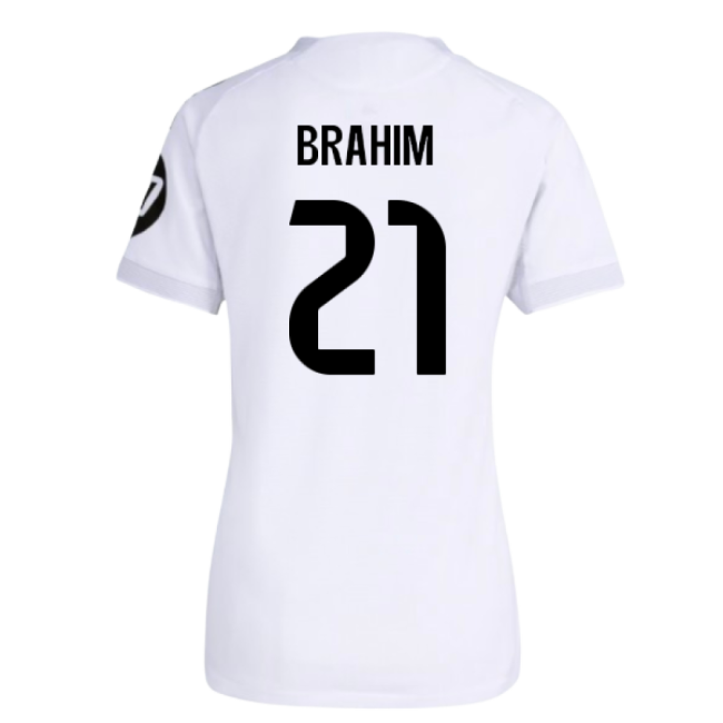 2025-2026 Real Madrid Authentic Home Shirt (Womens) (Brahim 21)-Football Shirts Shop