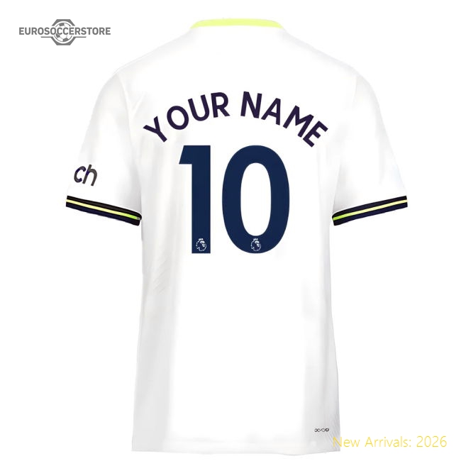 2022-2023 Tottenham Vapor Home Shirt (Your Name)-Football Shirts Shop