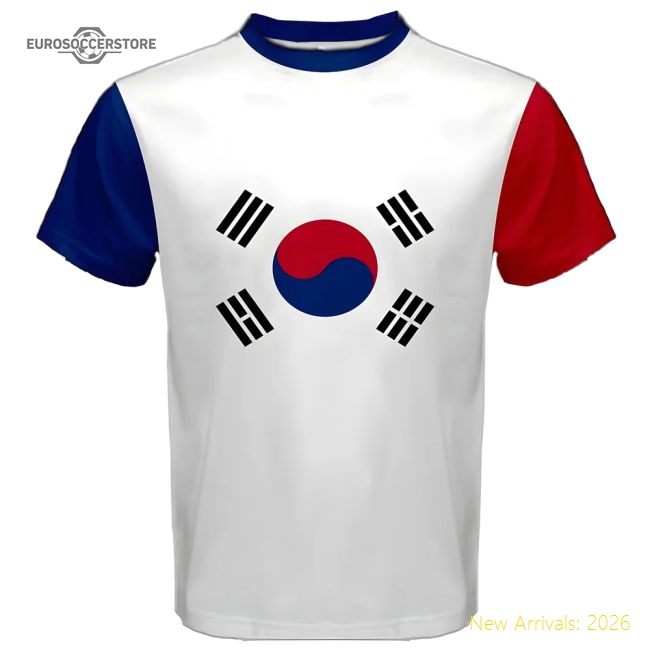 South Korea Coat of Arms Sublimated Sports Jersey-Football Shirts Shop