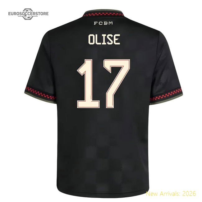2025-2026 Bayern Munich Third Shirt (Kids) (Olise 17)-Football Shirts Shop