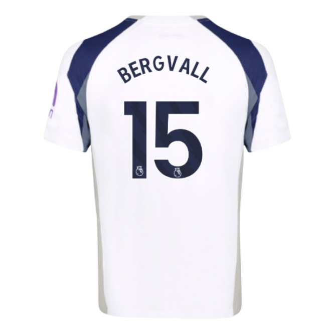 2025-2026 Tottenham Hotspur Home Shirt (Bergvall 15)-Football Shirts Shop