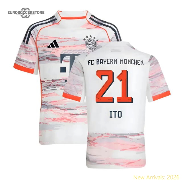2025-2026 Bayern Munich Away Shirt (Kids) (Ito 21)-Football Shirts Shop