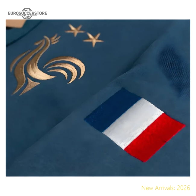 France Retro Football Hoodie Les Bleus-Football Shirts Shop