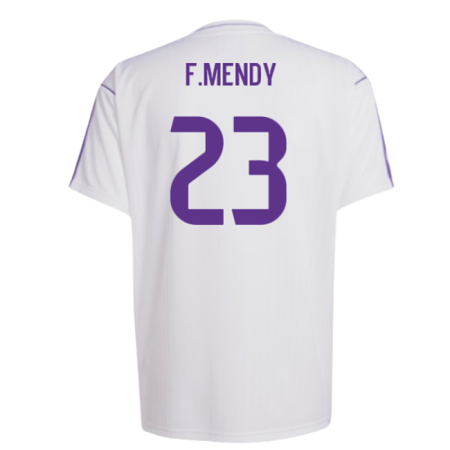 Real Madrid Terrace Icons Shirt (White) (F.Mendy 23)-Football Shirts Shop