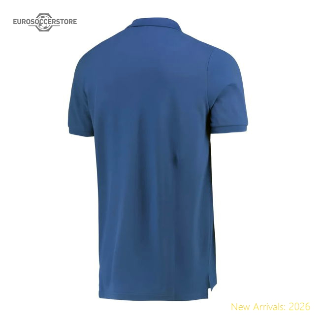2022-2023 England Pique Polo Shirt (Blue)-Football Shirts Shop