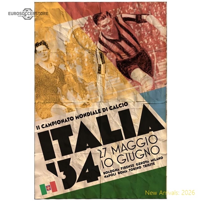 Pennarello: World Cup - Italia 1934 T-Shirt - Royal-Football Shirts Shop