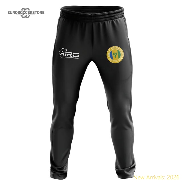 Saint Vincent and the Grenadines Concept Football Training Pants (Black)-Football Shirts Shop