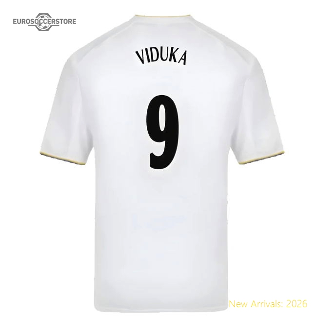 Leeds United 2001 Retro Shirt (VIDUKA 9)-Football Shirts Shop