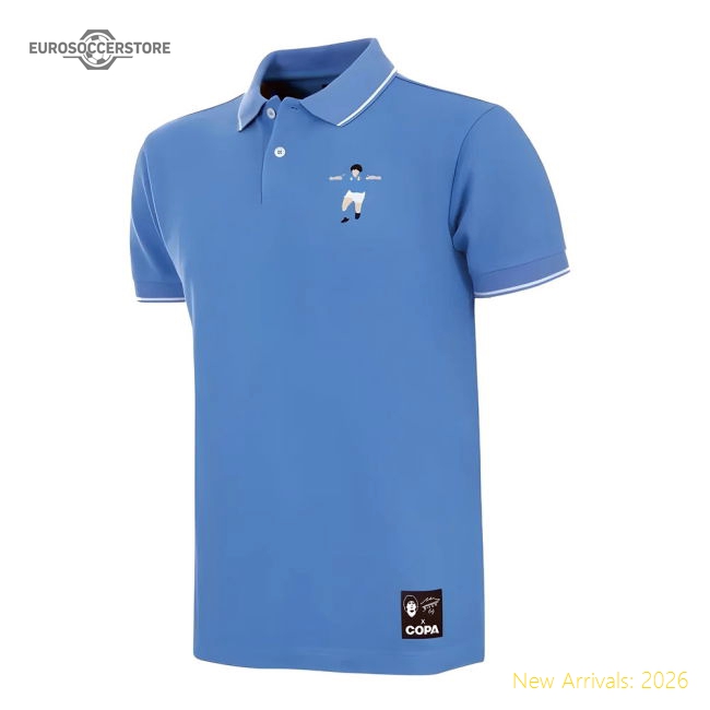 Maradona X COPA Napoli Embroidery Polo Shirt-Football Shirts Shop