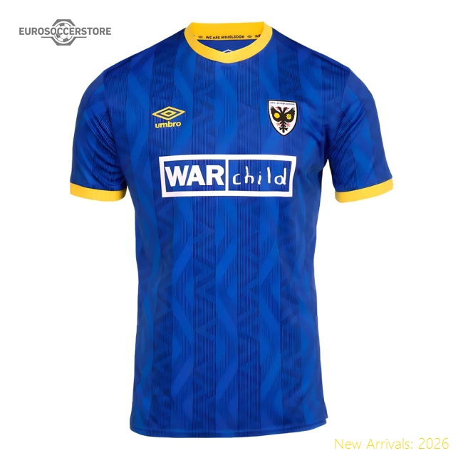 2024-2025 AFC Wimbledon Home Shirt-Football Shirts Shop