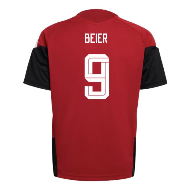 2026-2027 Germany Training Jersey (Red) - Kids (Beier 9)-Football Shirts Shop